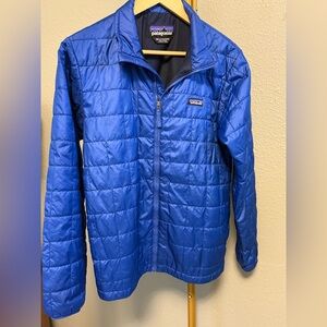 Patagonia Kids Royal Blue Quilted Packable Jacket